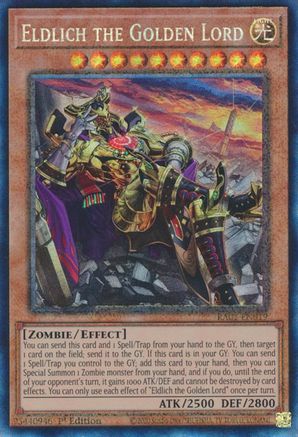 Image of Eldlich the Golden Lord (Alternate Art) (PCR) (RA01-EN019) - 25th Anniversary Rarity Collection 1st Edition