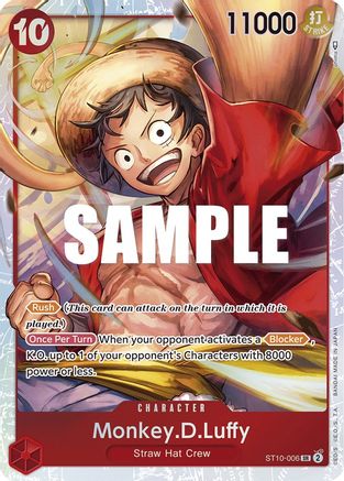 Image of Monkey.D.Luffy (006) (ST10-006) - Ultra Deck: The Three Captains Foil