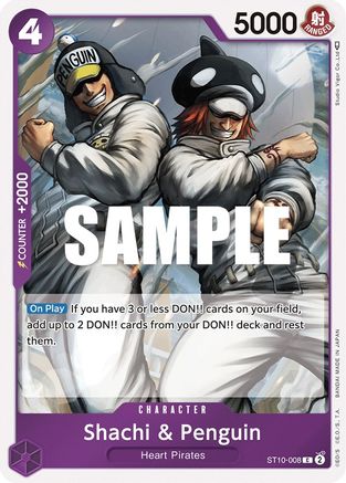 Image of Shachi & Penguin (ST10-008) - Ultra Deck: The Three Captains Foil
