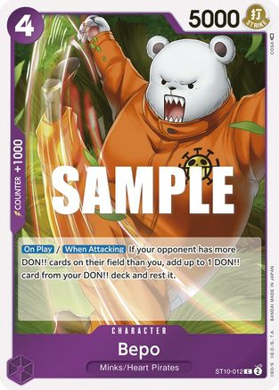 Image of Bepo (ST10-012) - Ultra Deck: The Three Captains Foil