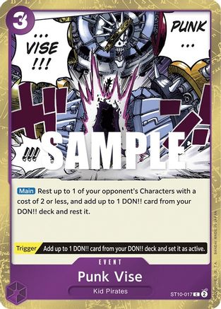 Image of Punk Vise (ST10-017) - Ultra Deck: The Three Captains Foil