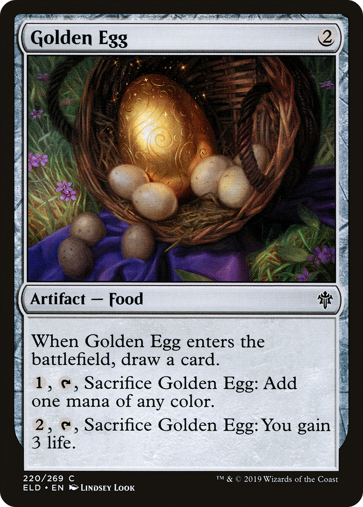 Image of Golden Egg (ELD-220) - Throne of Eldraine Foil