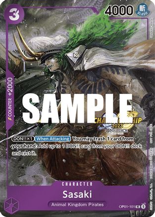 Image of Sasaki (CS 2023 Event Pack) (OP01-101) - One Piece Promotion Cards Foil