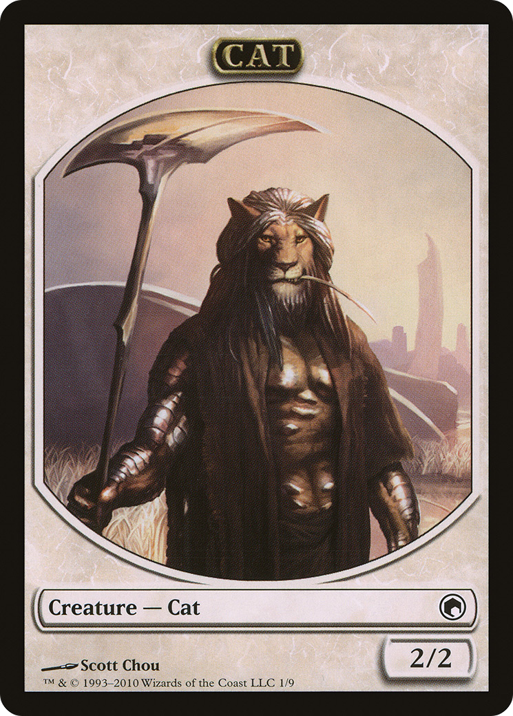 Image of Cat Token (SOM-001) - Scars of Mirrodin Tokens