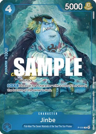 Image of Jinbe (CS 2023 Event Pack) (P-030) - One Piece Promotion Cards Foil