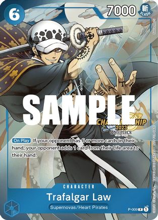 Image of Trafalgar Law (CS 2023 Celebration Pack) (P-009) - One Piece Promotion Cards Foil