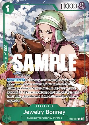 Image of Jewelry Bonney (CS 2023 Celebration Pack) (ST02-007) - One Piece Promotion Cards Foil