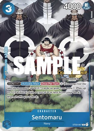 Image of Sentomaru (CS 2023 Celebration Pack) (ST03-007) - One Piece Promotion Cards Foil
