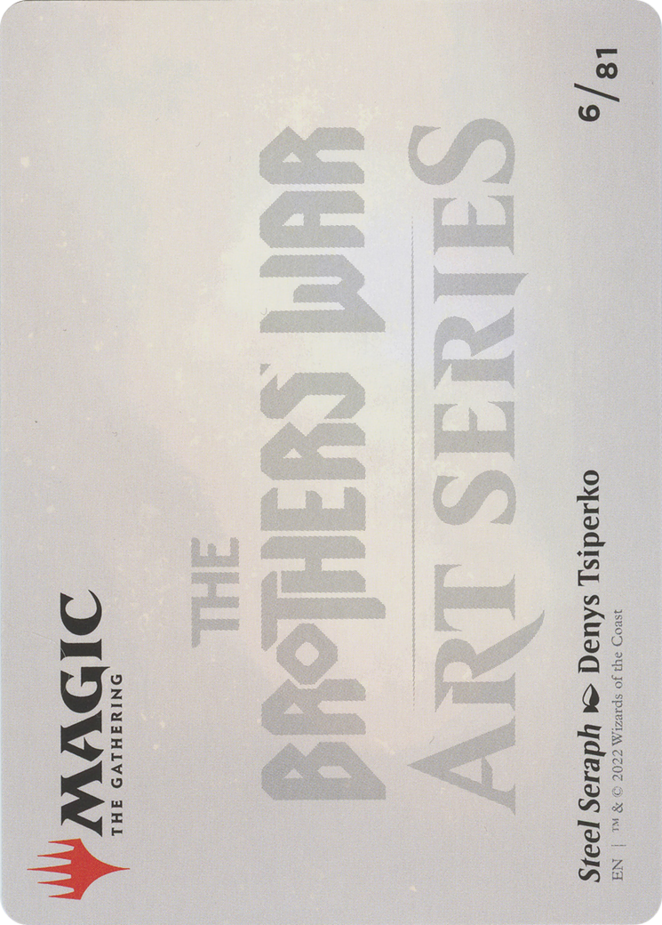 Image of Steel Seraph // Steel Seraph (ABRO-006) - The Brothers' War Art Series (Borderless)