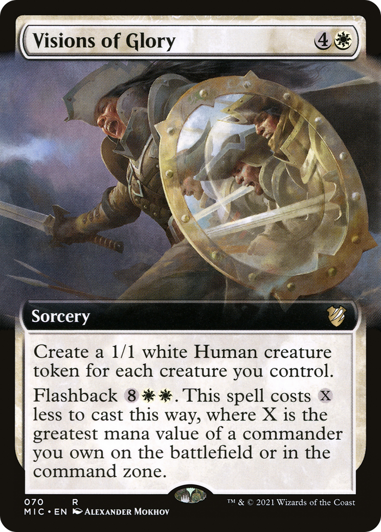 Image of Visions of Glory (Extended Art) (MIC-070) - Midnight Hunt Commander: (Extended Art)