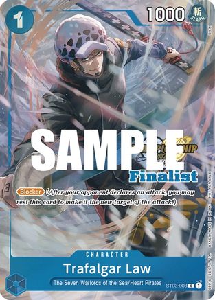 Image of Trafalgar Law (CS 2023 Top Players Pack) [Finalist] (ST03-008) - One Piece Promotion Cards Foil