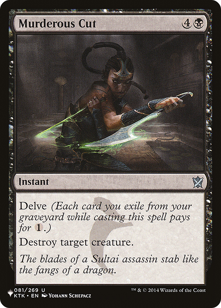 Image of Murderous Cut (LIST-081/269) - The List