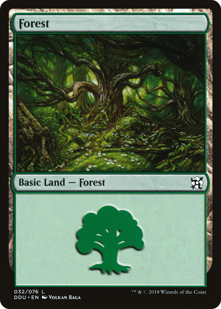 Image of Forest (32) (DDU-032) - Duel Decks: Elves vs. Inventors