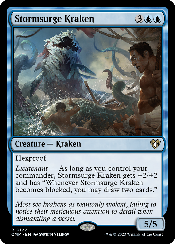 Image of Stormsurge Kraken (CMM-122) - Commander Masters