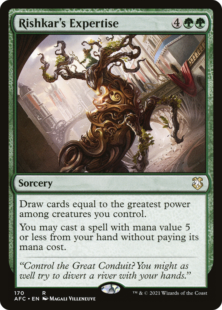 Image of Rishkar's Expertise (AFC-170) - Forgotten Realms Commander