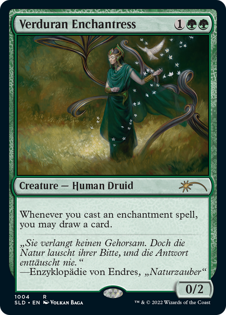 Image of Verduran Enchantress (SLD-1004) - Secret Lair Drop Foil