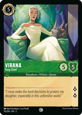 Image of Virana - Fang Chief (95/204) - Rise of the Floodborn Cold Foil