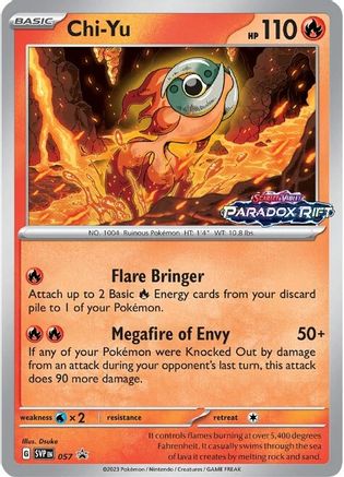 Image of Chi-Yu (Prerelease) 057  - Holofoil SV Scarlet & Violet Promo Cards - Promo