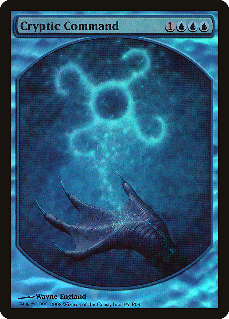 Image of Cryptic Command (MPRP-001) - Magic Player Rewards 2009 Foil