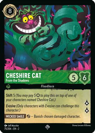 Image of Cheshire Cat - From the Shadows (75/204) - Rise of the Floodborn Cold Foil