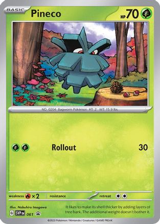 Image of Pineco 061  - Holofoil SV Scarlet & Violet Promo Cards - Promo