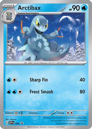 Image of Arctibax 064  - Holofoil SV Scarlet & Violet Promo Cards - Promo