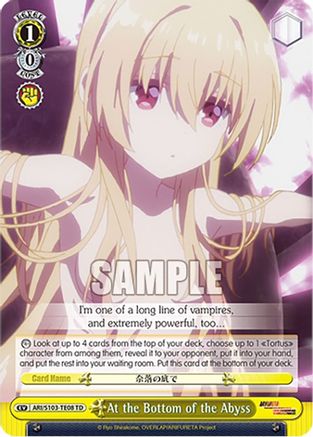 Image of At the Bottom of the Abyss (ARI/S103-TE08 TD) - Arifureta: From Commonplace to World's Strongest
