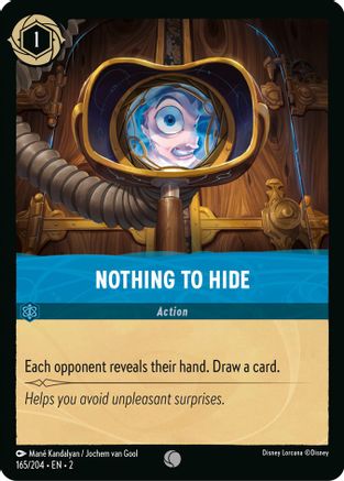 Image of Nothing to Hide (165/204) - Rise of the Floodborn Cold Foil