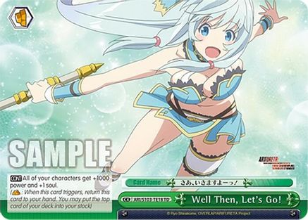 Image of Well Then, Let's Go! (ARI/S103-TE18 TD) - Arifureta: From Commonplace to World's Strongest
