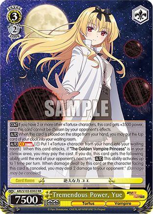 Image of Tremendous Power, Yue (ARI/S103-E002 RR) - Arifureta: From Commonplace to World's Strongest