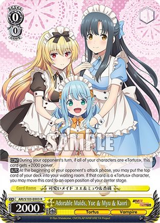 Image of Adorable Maids, Yue & Myu & Kaori (ARI/S103-E003 R) - Arifureta: From Commonplace to World's Strongest
