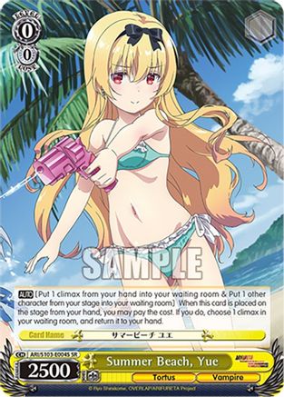 Image of Summer Beach, Yue (SR) (ARI/S103-E004S SR) - Arifureta: From Commonplace to World's Strongest