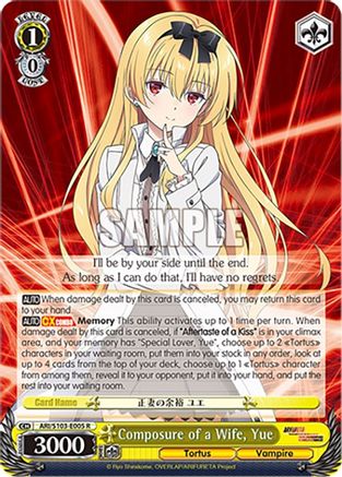 Image of Composure of a Wife, Yue (ARI/S103-E005 R) - Arifureta: From Commonplace to World's Strongest