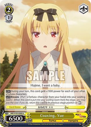 Image of Coaxing, Yue (ARI/S103-E009 U) - Arifureta: From Commonplace to World's Strongest