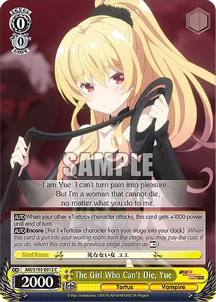 Image of The Girl Who Can't Die, Yue (ARI/S103-E012 C) - Arifureta: From Commonplace to World's Strongest