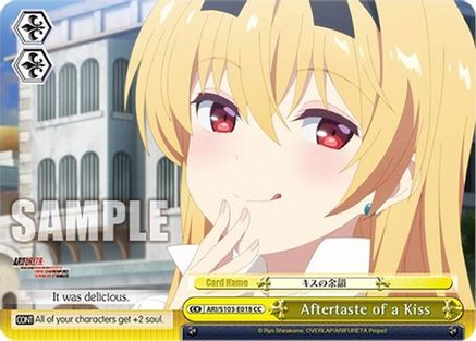 Image of Aftertaste of a Kiss (ARI/S103-E018 CC) - Arifureta: From Commonplace to World's Strongest