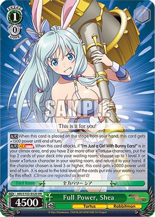 Image of Full Power, Shea (ARI/S103-E020 RR) - Arifureta: From Commonplace to World's Strongest