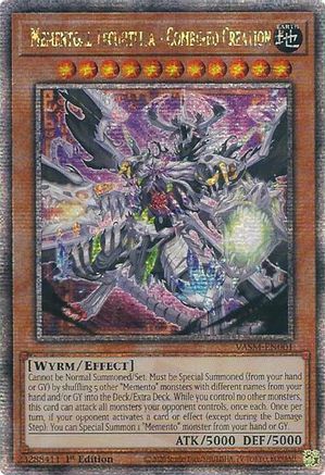 Image of Mementoal Tecuhtlica - Combined Creation (Quarter Century Secret Rare) (VASM-EN001) - Valiant Smashers 1st Edition