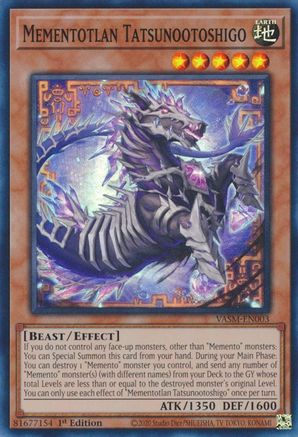 Image of Mementotlan Tatsunootoshigo (VASM-EN003) - Valiant Smashers 1st Edition