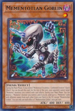 Image of Mementotlan Goblin (VASM-EN007) - Valiant Smashers 1st Edition