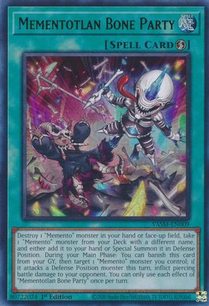 Image of Mementotlan Bone Party (VASM-EN009) - Valiant Smashers 1st Edition