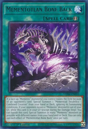 Image of Mementotlan Bone Back (VASM-EN010) - Valiant Smashers 1st Edition