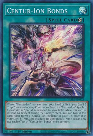 Image of Centur-Ion Bonds (VASM-EN022) - Valiant Smashers 1st Edition