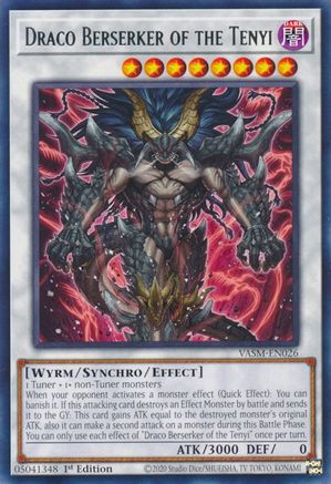 Image of Draco Berserker of the Tenyi (VASM-EN026) - Valiant Smashers 1st Edition