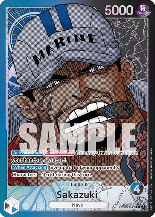 Image of Sakazuki (Alternate Art) (OP05-041) - Awakening of the New Era Foil