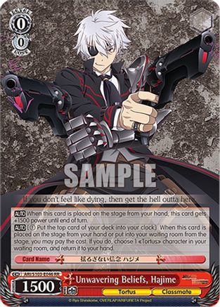 Image of Unwavering Beliefs, Hajime (ARI/S103-E046 RR) - Arifureta: From Commonplace to World's Strongest
