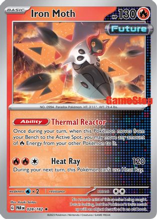 Image of Iron Moth 028/182  - Reverse Holofoil Miscellaneous Cards & Products - Promo