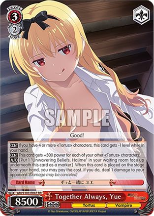 Image of Together Always, Yue (ARI/S103-E047 RR) - Arifureta: From Commonplace to World's Strongest