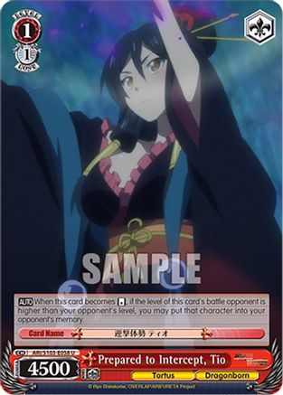 Image of Prepared to Intercept, Tio (ARI/S103-E058 U) - Arifureta: From Commonplace to World's Strongest