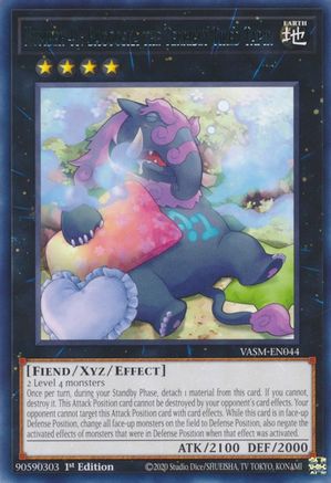 Image of Number 41: Bagooska the Terribly Tired Tapir (VASM-EN044) - Valiant Smashers 1st Edition